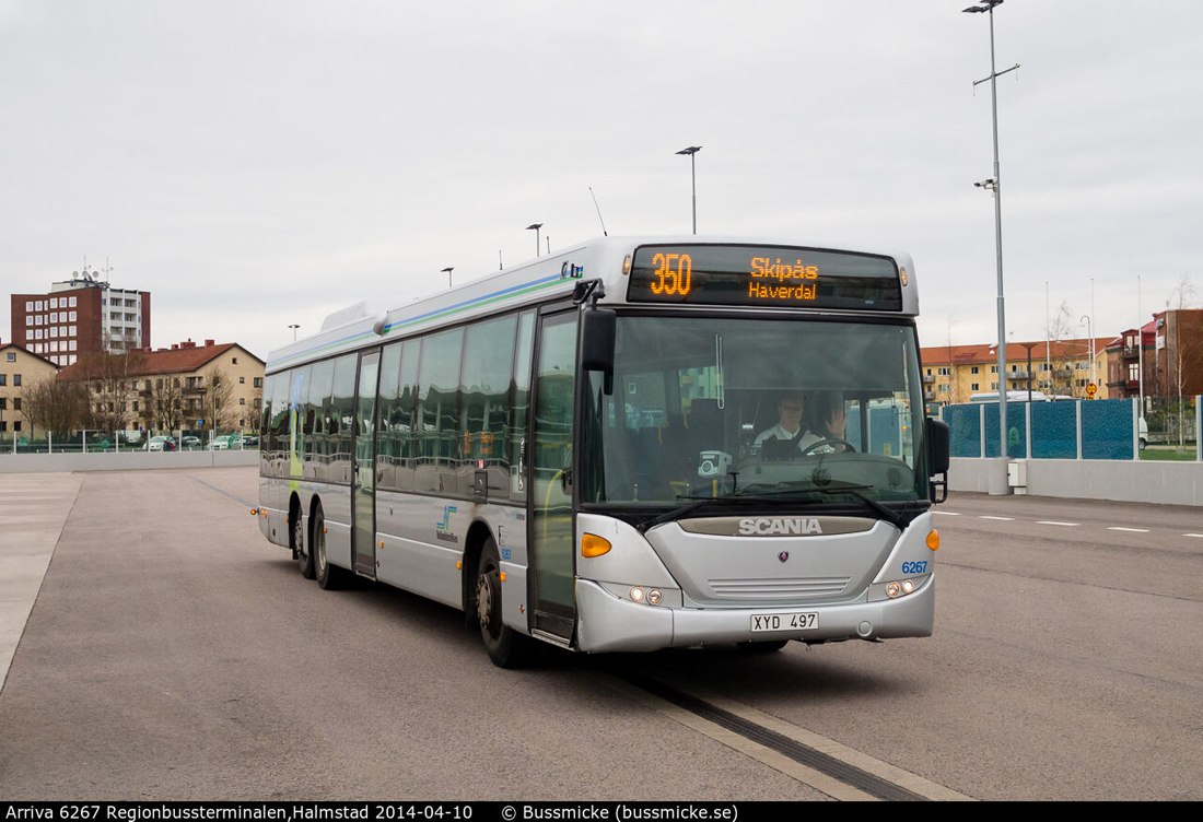 Хальмстад, Scania OmniLink CK310UB 6x2*4LB № 6267