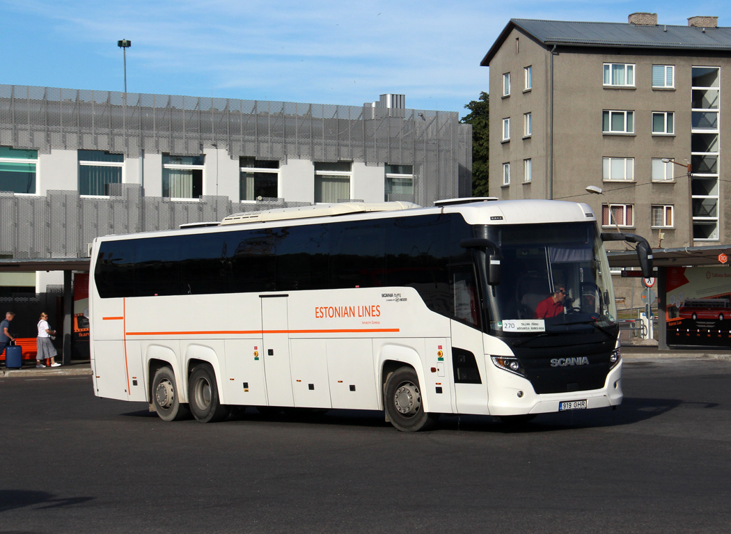 Таллин, Scania Touring HD (Higer A80T) № 919 GHR