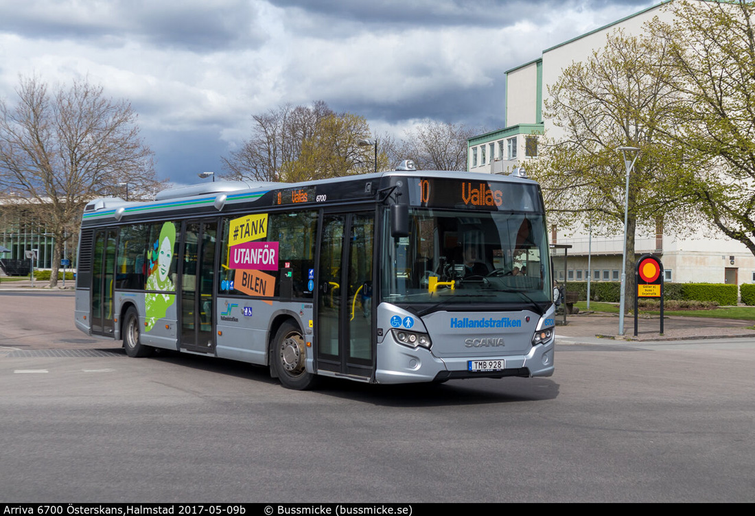 Halmstad, Scania Citywide LF # 6700