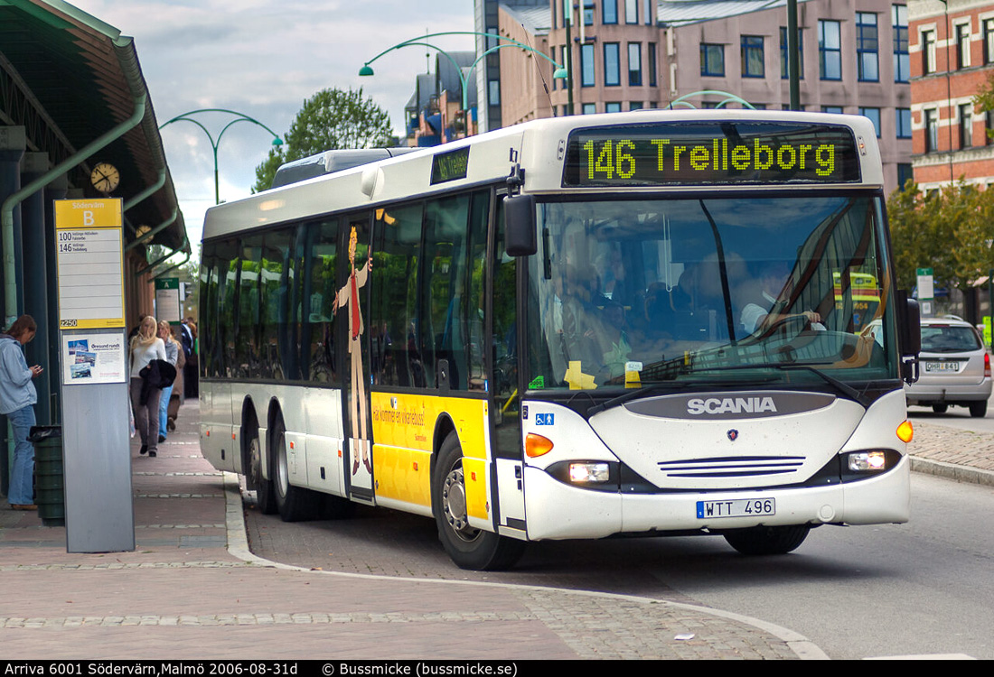 Malmö, Scania OmniLink CL94UB 6x2*4LB nr. 6001