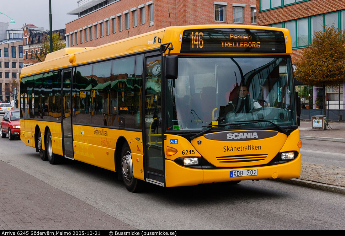 Malmö, Scania OmniLink CL94UB 6x2*4LB č. 6245