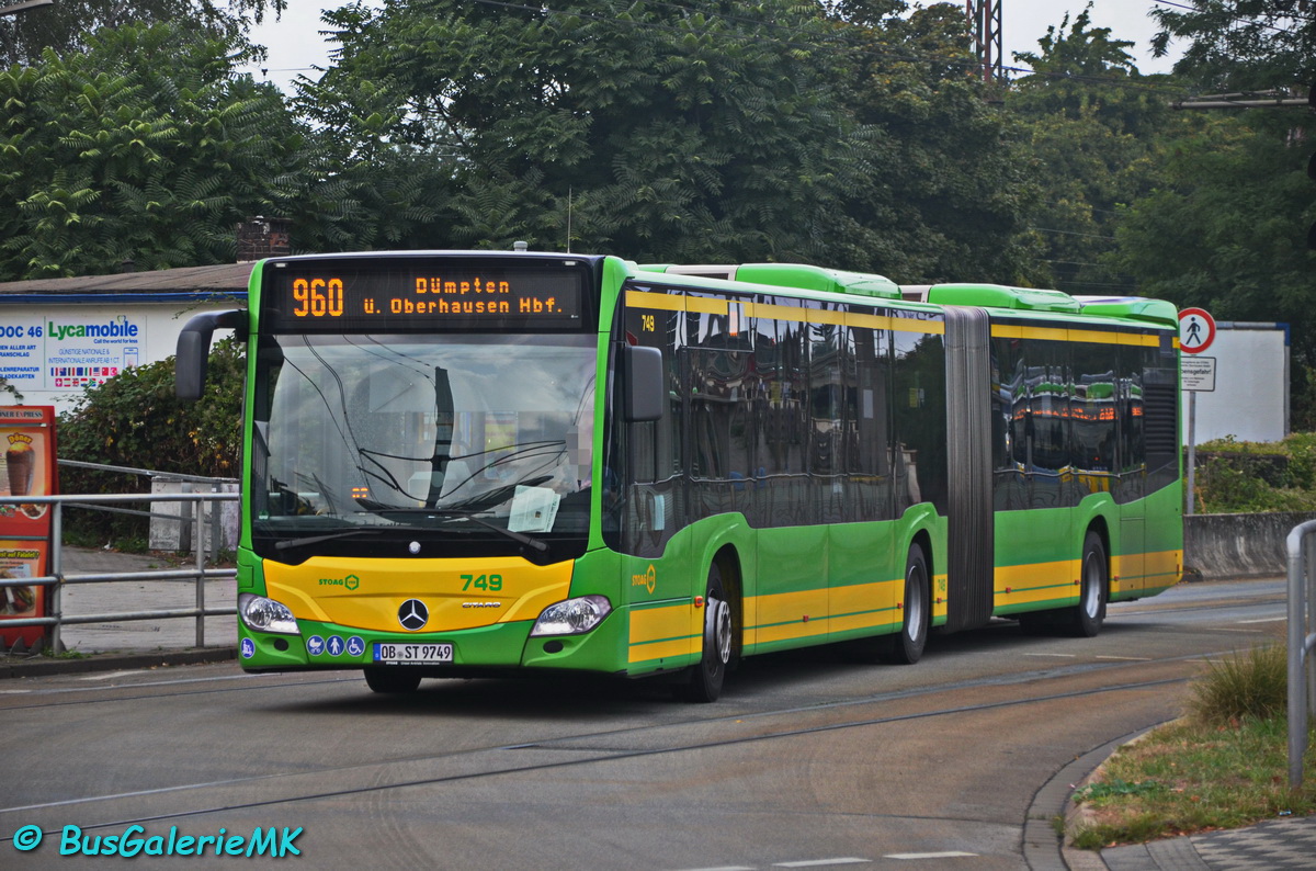 Oberhausen, Mercedes-Benz Citaro C2 G No. 749