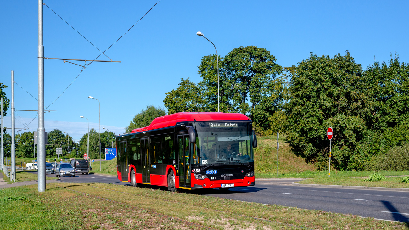 Daugavpils, Scania Citywide LF II 12M CNG # 358