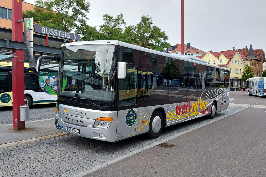 Aalen, Setra S415LE business nr. AA-WR 414