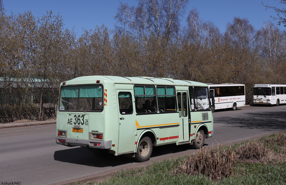 Zheleznogorsk (Krasnoyarskiy krai), PAZ-32053 (320530, 3205B0, 3205C0, 3205E0) č. АЕ 363 24