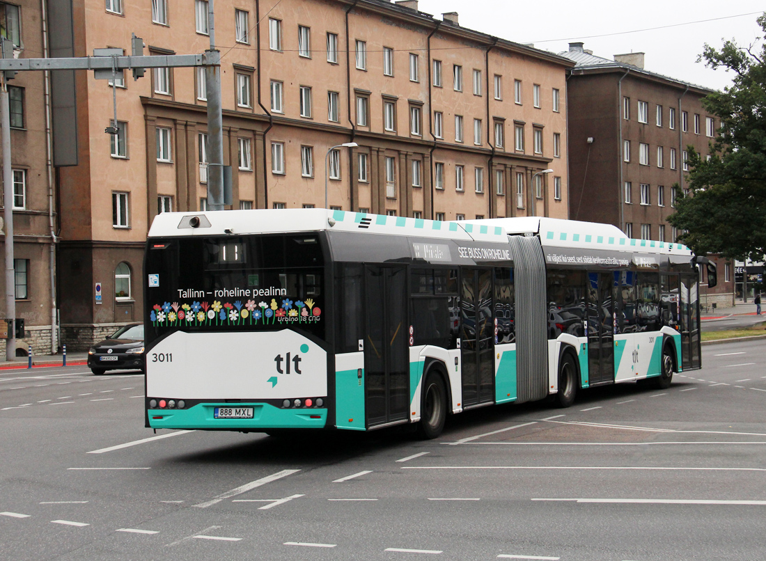 Таллин, Solaris Urbino IV 18 CNG № 3011