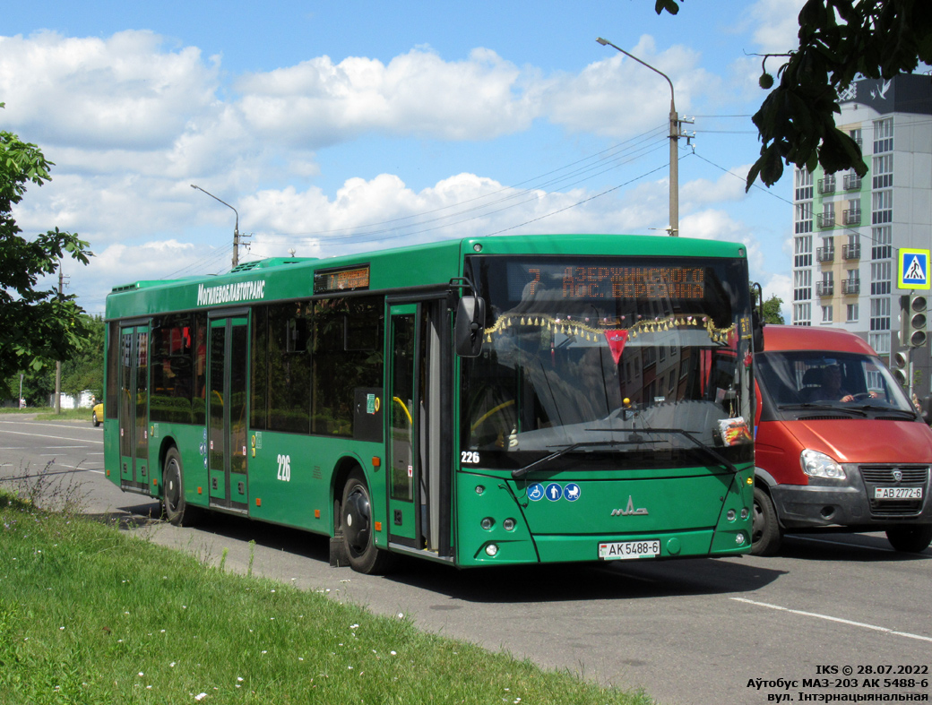 Bobruysk, MAZ-203.045 # 226