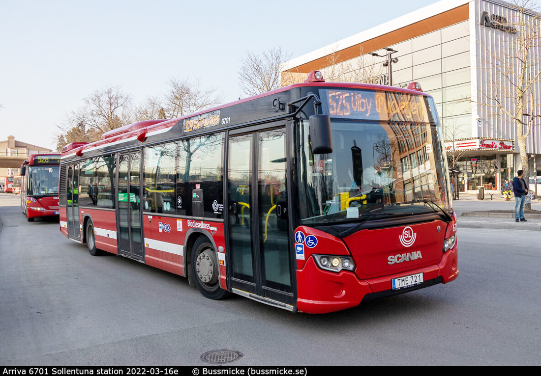 Stockholm, Scania Citywide LF # 6701