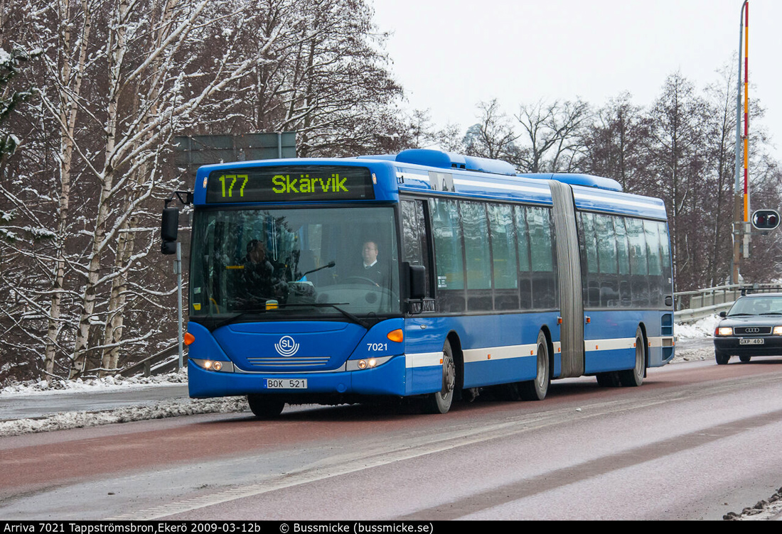 Stockholm, Scania OmniLink CK280UA 6x2/2LB Nr. 7021