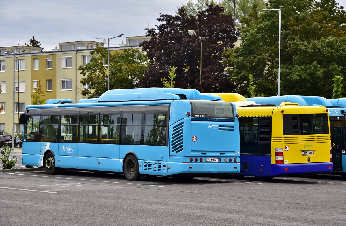 Piešťany, Irisbus Citelis 12M CNG # 1TM 64E; Piešťany, SOR NBG 12 # 1TM 63E