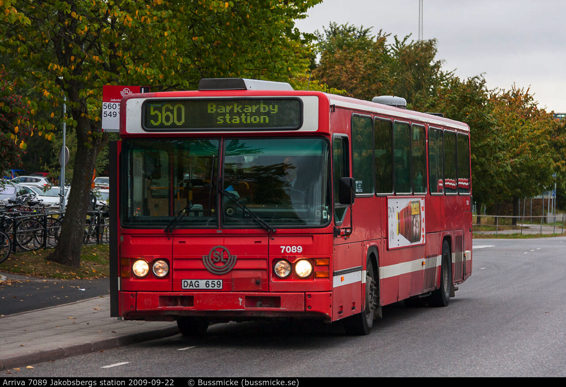 Stockholm, Scania CN113CLB # 7089