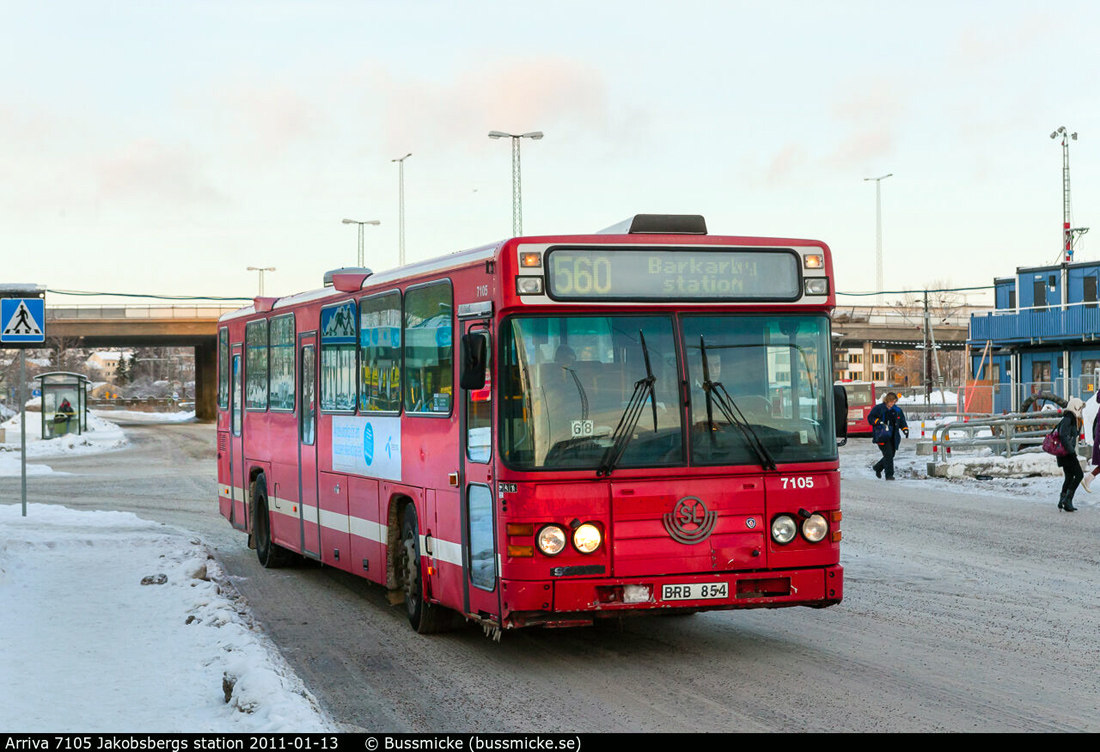 Stockholm, Scania CN113CLB # 7105