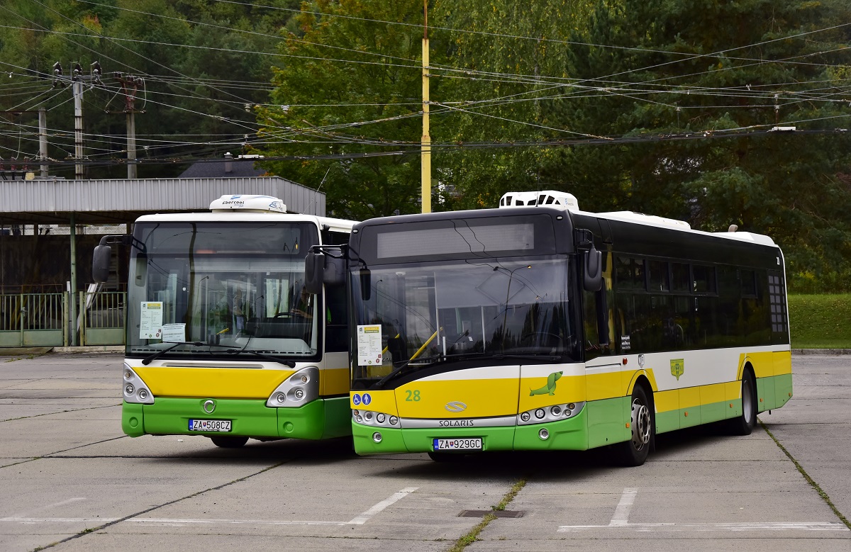 Žilina, Irisbus Citelis 18M # 117; Žilina, Solaris Urbino III 12 # 28