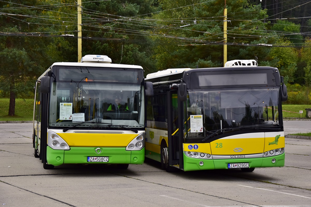Žilina, Irisbus Citelis 18M # 117; Žilina, Solaris Urbino III 12 # 28