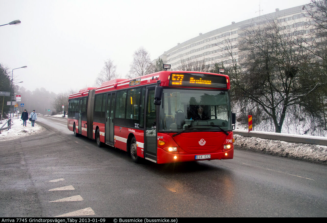 Stockholm, Scania OmniLink CL94UA 6x2/2LB # 7745