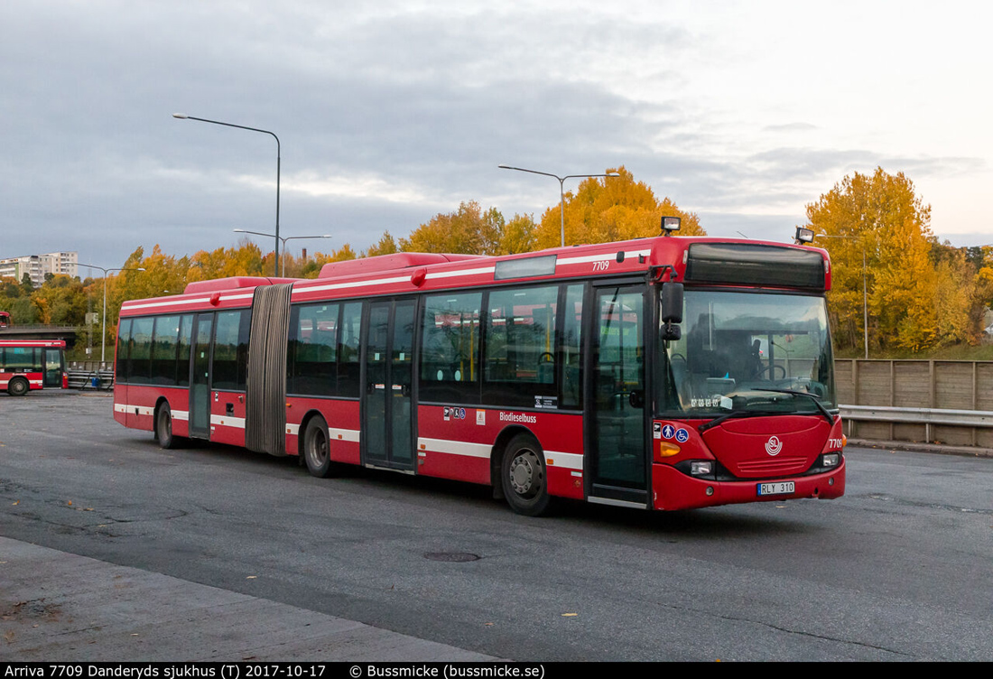 Stockholm, Scania OmniLink CL94UA 6x2/2LB # 7709