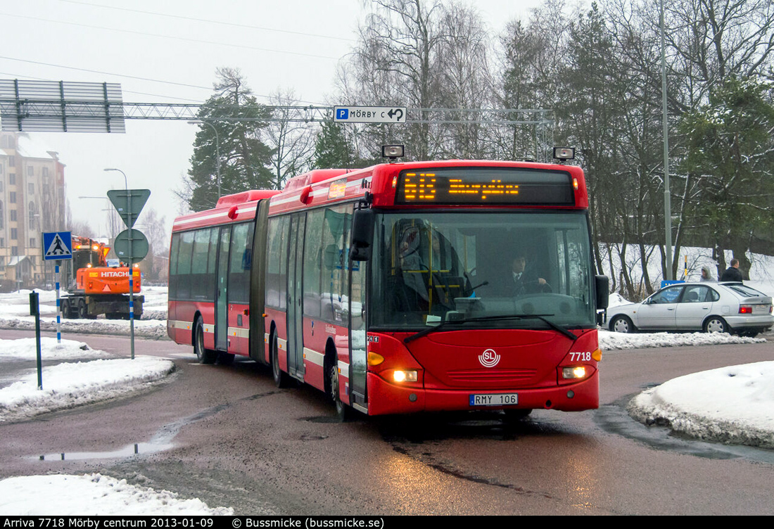 Stockholm, Scania OmniLink CL94UA 6x2/2LB # 7718