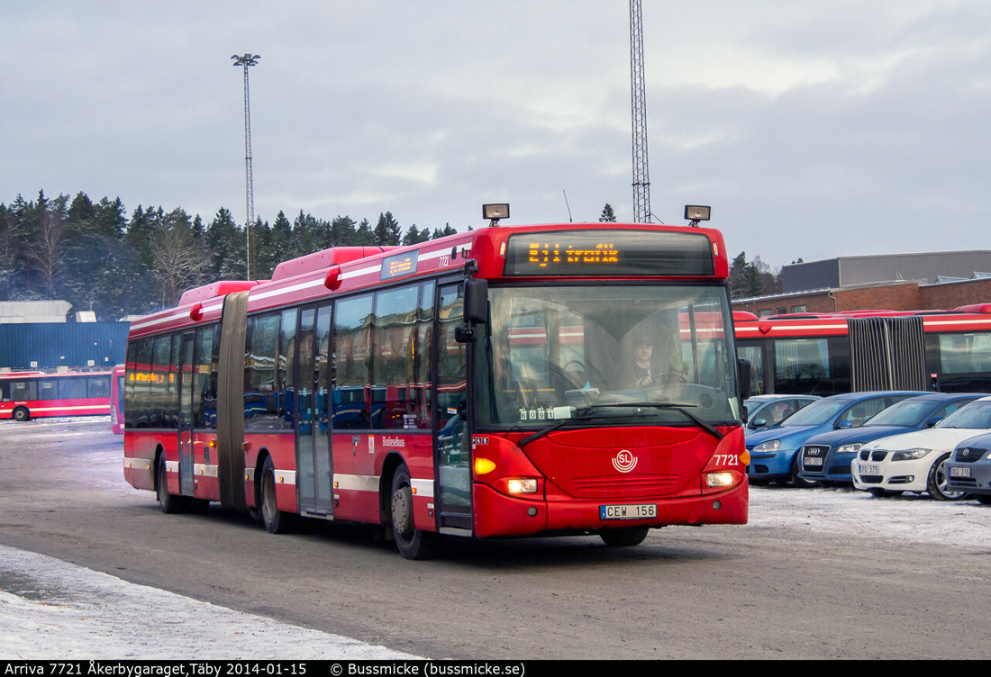 Stockholm, Scania OmniLink CL94UA 6x2/2LB No. 7721