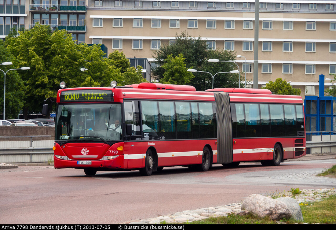 Stockholm, Scania OmniLink CK270UA 6x2/2LB # 7798