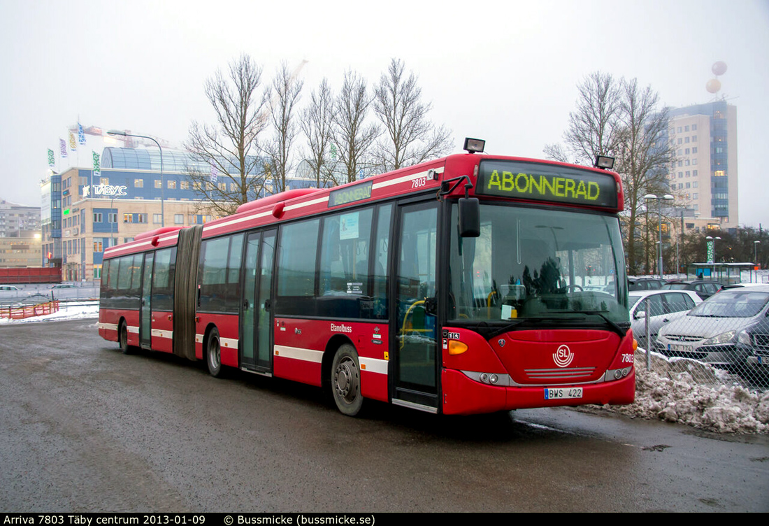 Стокгольм, Scania OmniLink CK270UA 6x2/2LB № 7803