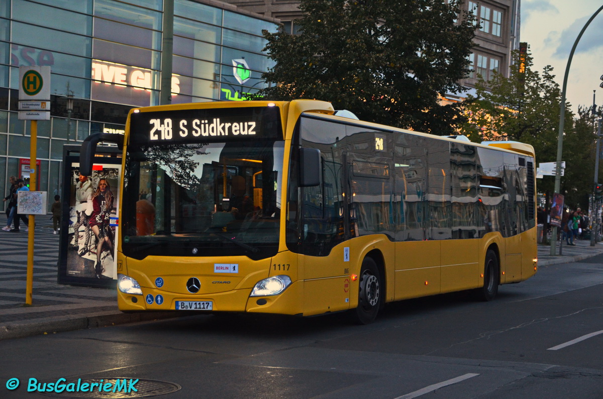 Berlin, Mercedes-Benz Citaro C2 №: 1117