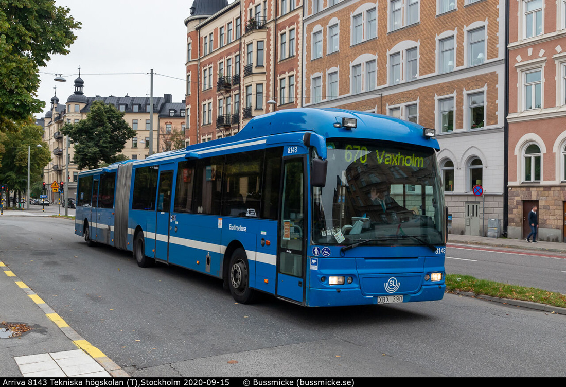 Стокгольм, Volvo 8500LEA № 8143