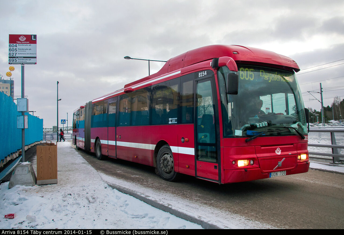 Stockholm, Volvo 8500LEA No. 8154