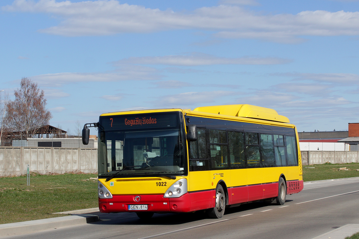 Шяуляй, Irisbus Citelis 12M CNG № 1022