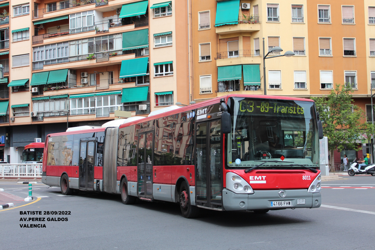 Valencia, Hispano (Irisbus Citelis 18M) # 8011