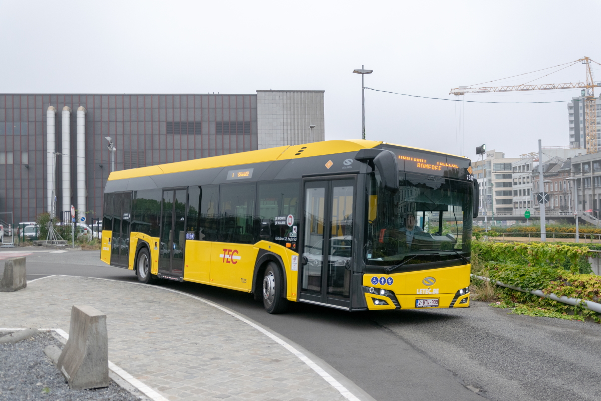 Charleroi, Solaris Urbino IV 12 hybrid # 7525