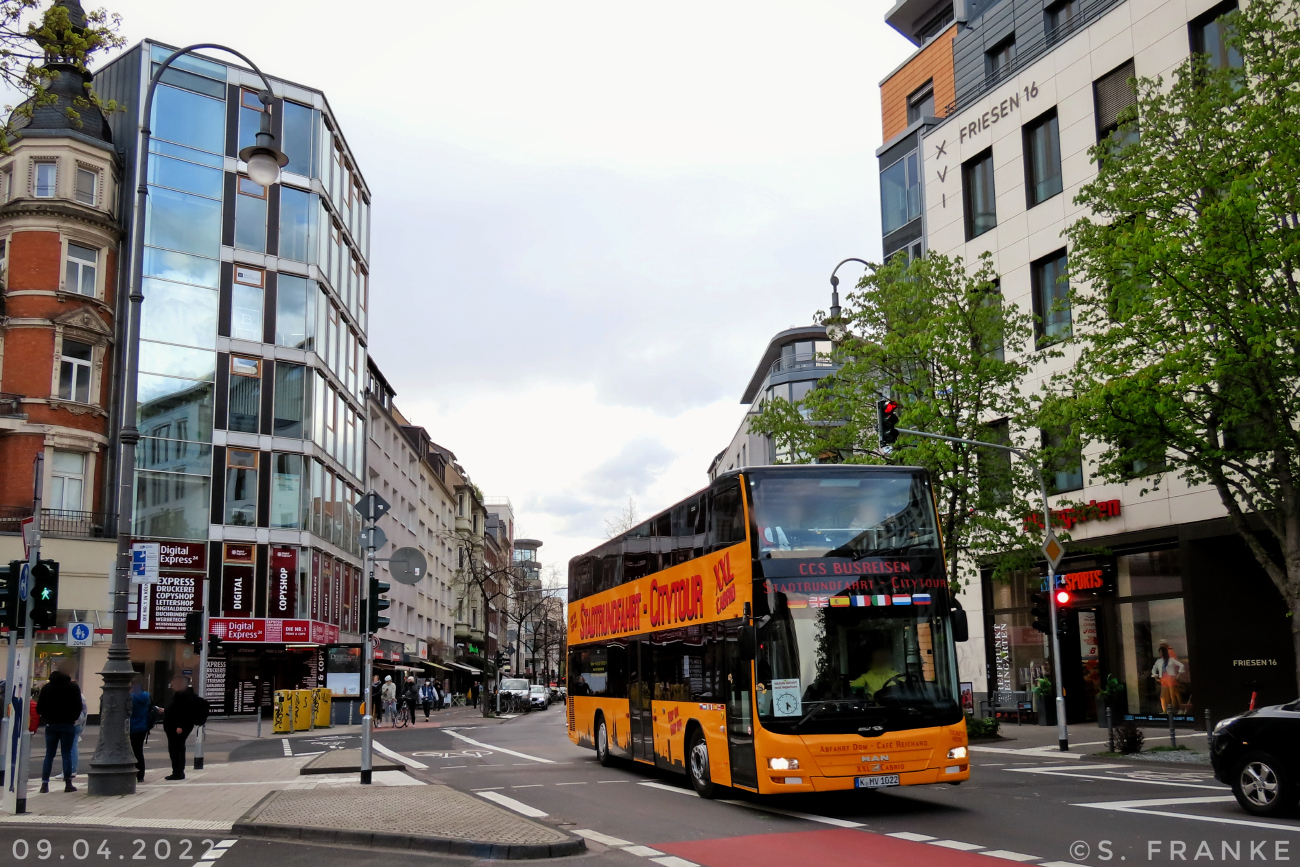 Cologne, Burillo City-Cabrio Bus DD # K-MV 1022