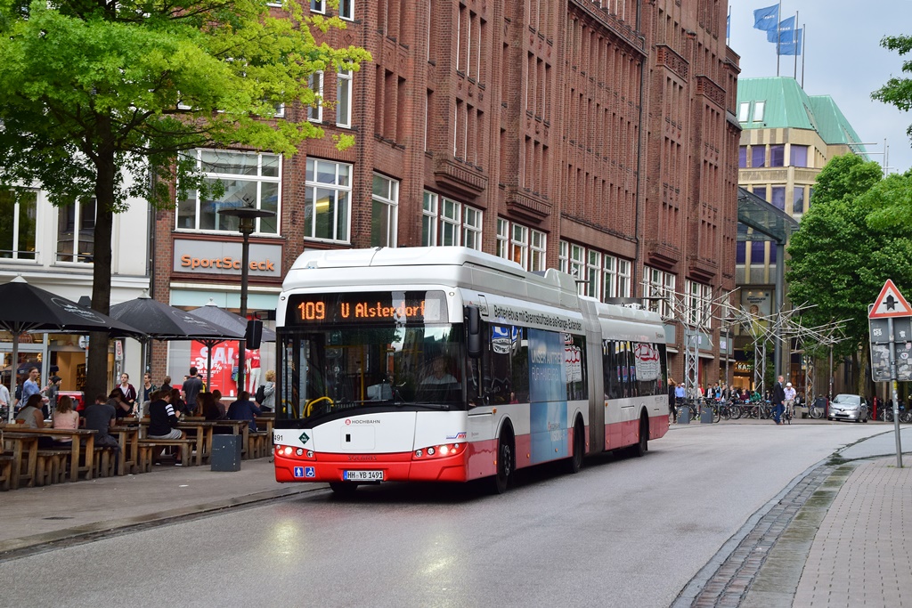 Hamburg, Solaris Urbino III 18,75 electric № 7491
