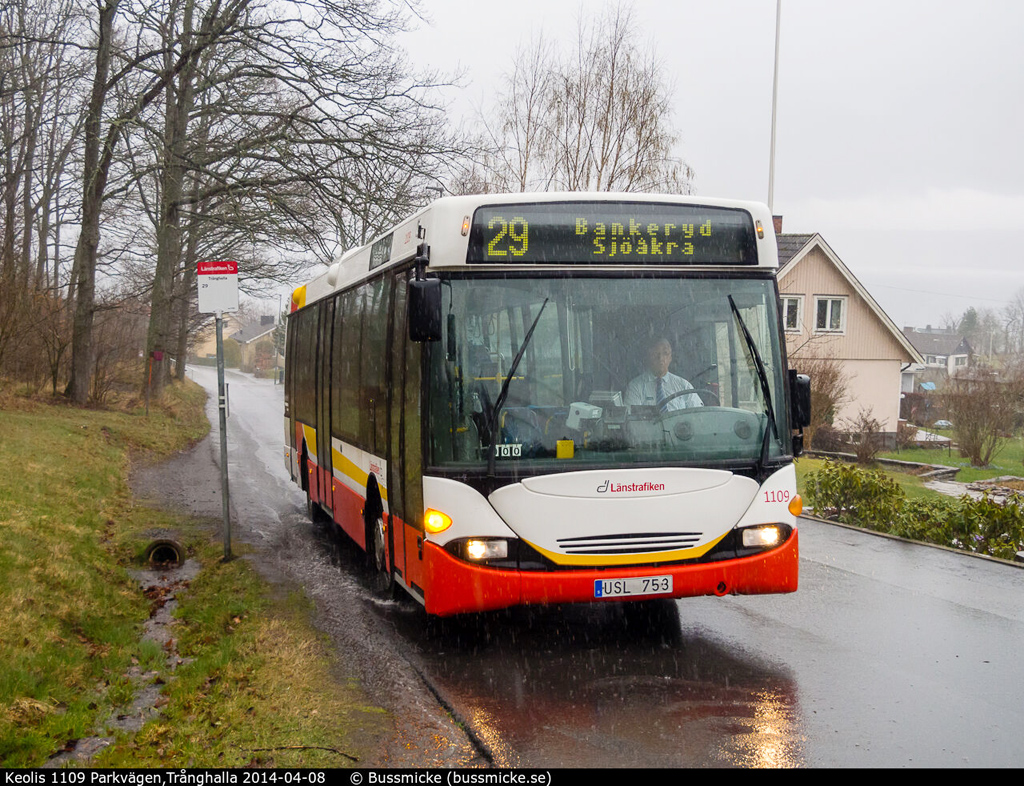 Jönköping, Scania OmniLink CL94UB 4X2LB # 1109
