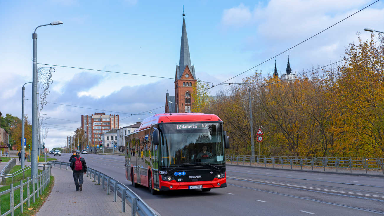 Daugavpils, Scania Citywide LF II 12M CNG # 356