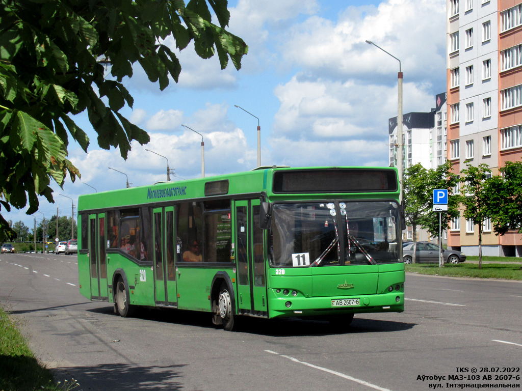 Bobruysk, MAZ-103.465 č. 320