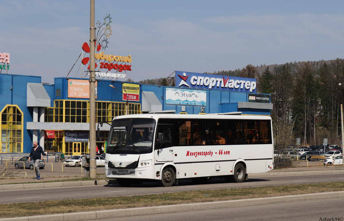 Zheleznogorsk (Krasnoyarskiy krai), PAZ-320414-05 "Vector" (3204ER) No. Р 608 НМ 124