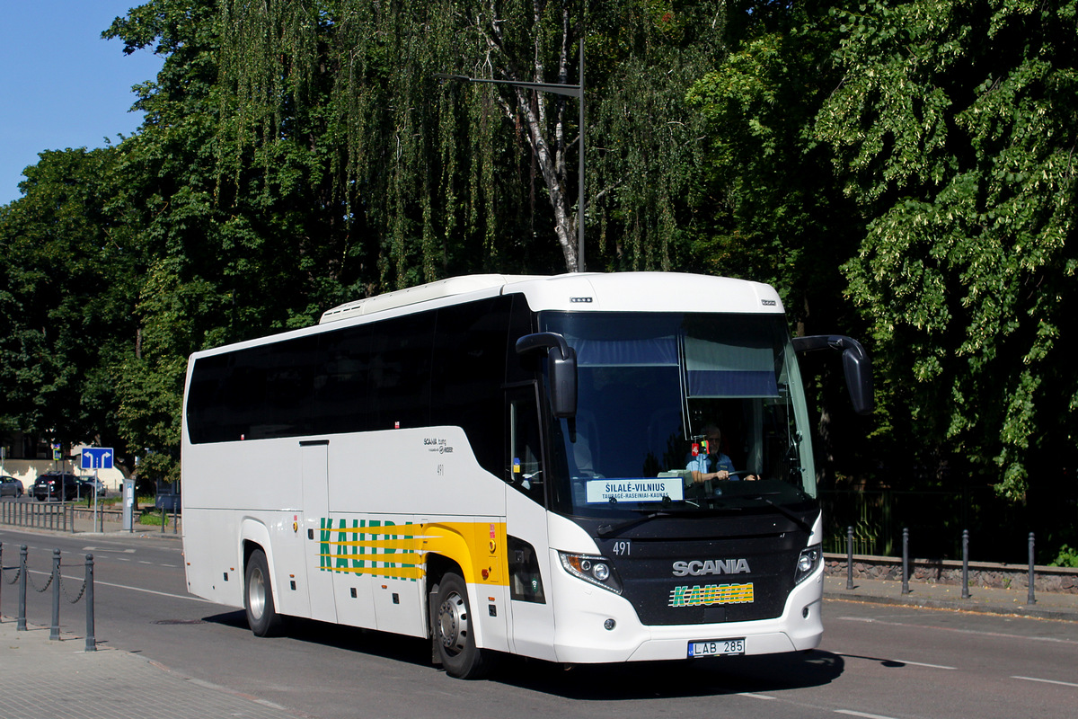 Kaunas, Scania Touring HD (Higer A80T) č. 491