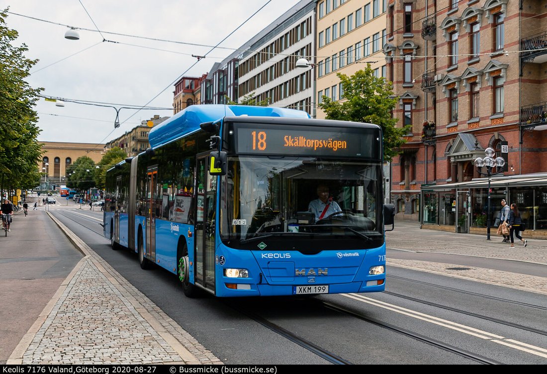 Gothenburg, MAN A23 Lion's City G NG313 CNG # 7176