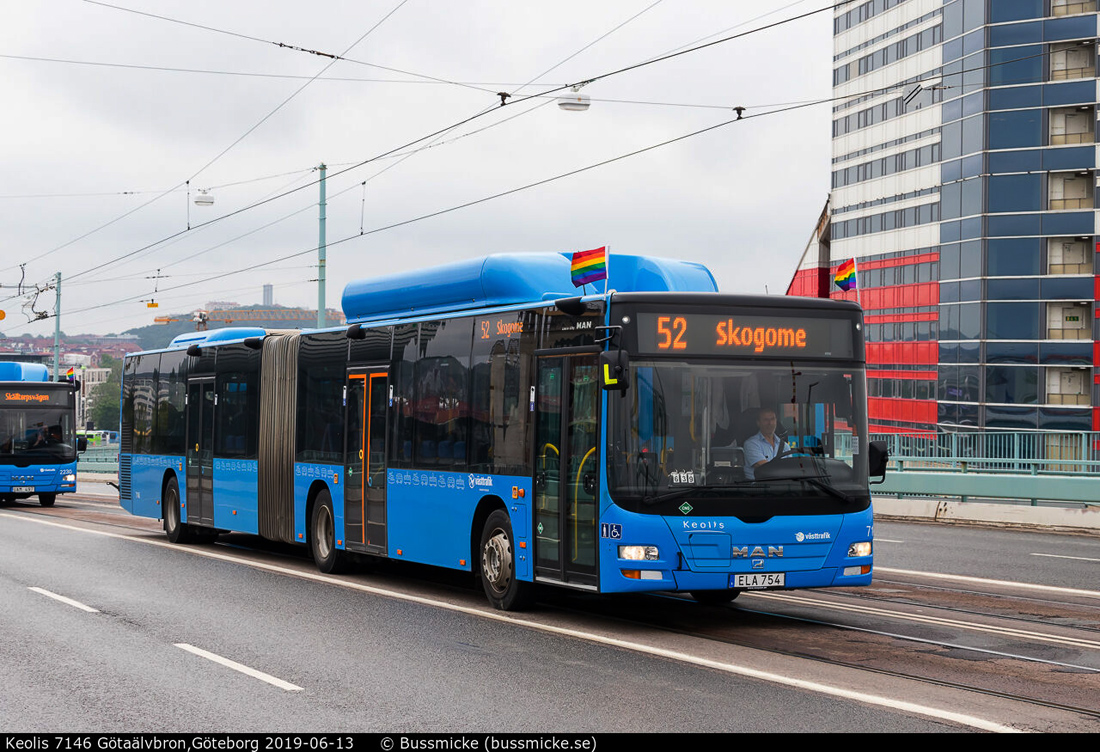 Гётеборг, MAN A23 Lion's City G NG313 CNG № 7146