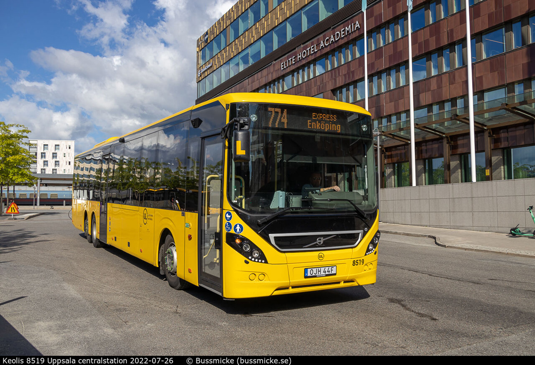 Uppsala, Volvo 8900LE 13,1m # 8519