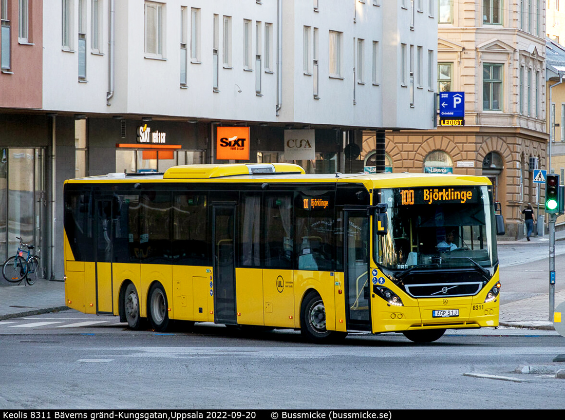 Uppsala, Volvo 8900LE 13,1m č. 8311