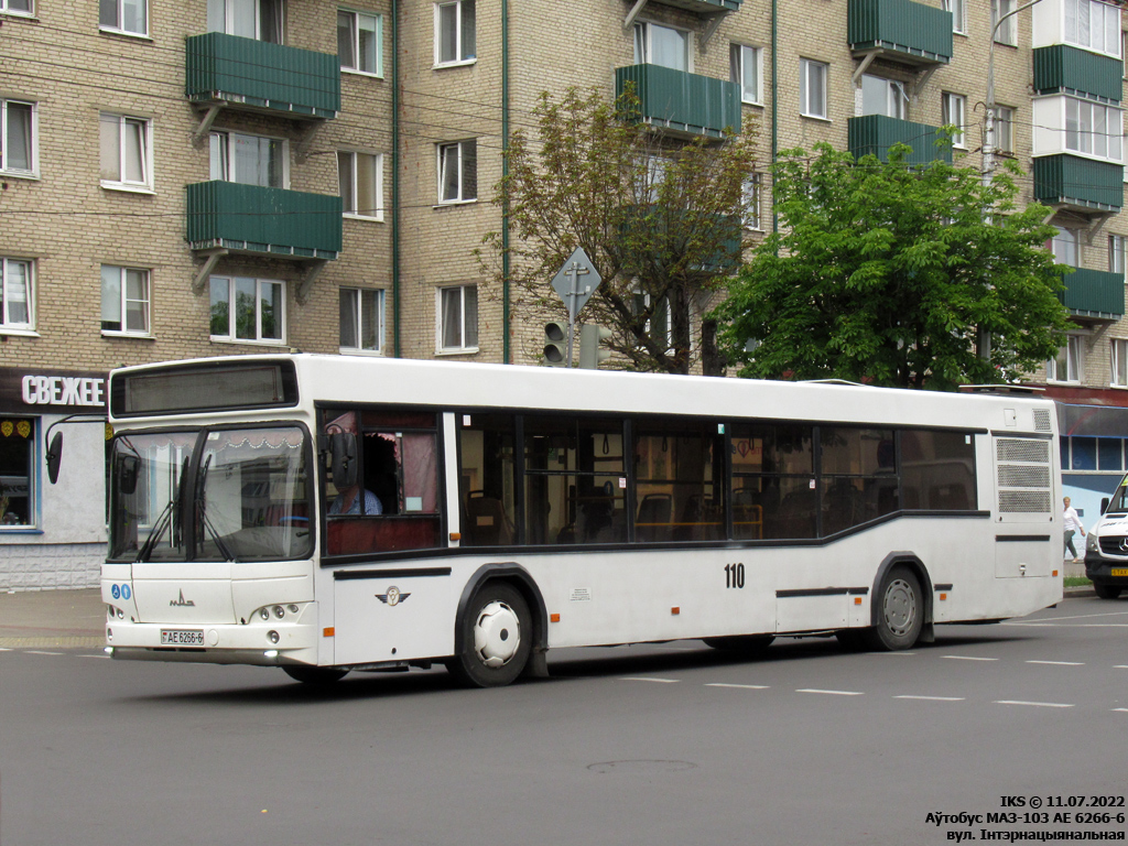 Бобруйск, МАЗ-103.485 № 110