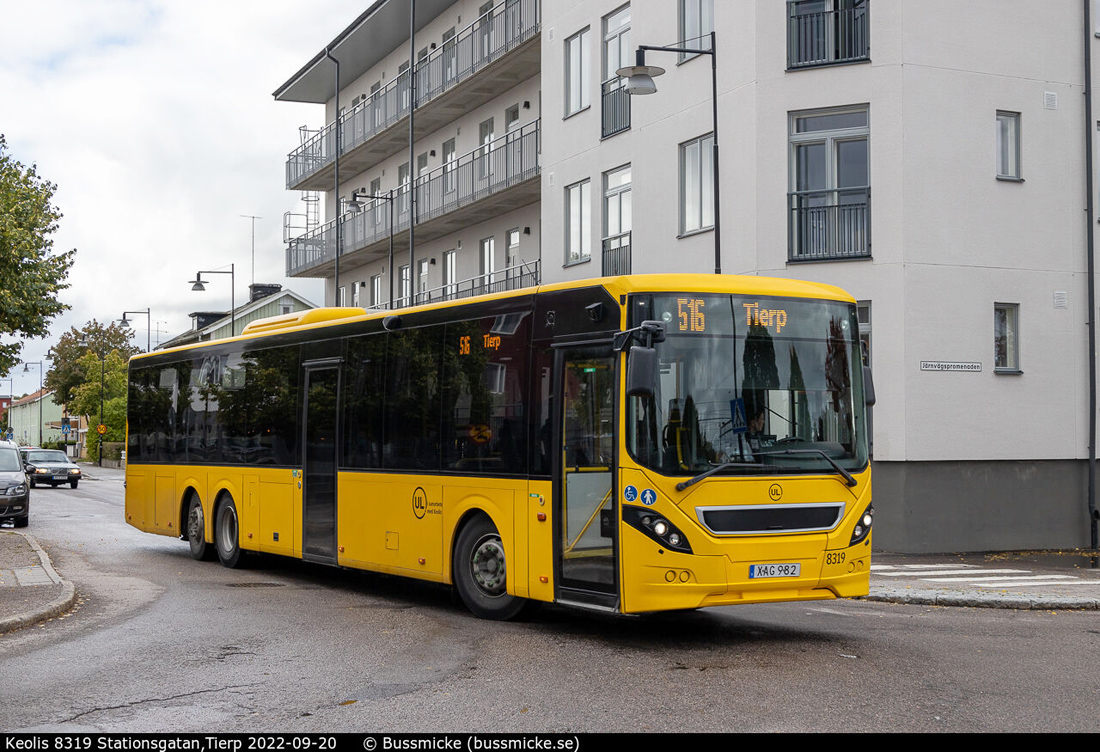 Uppsala, Volvo 8900LE 13,1m # 8319