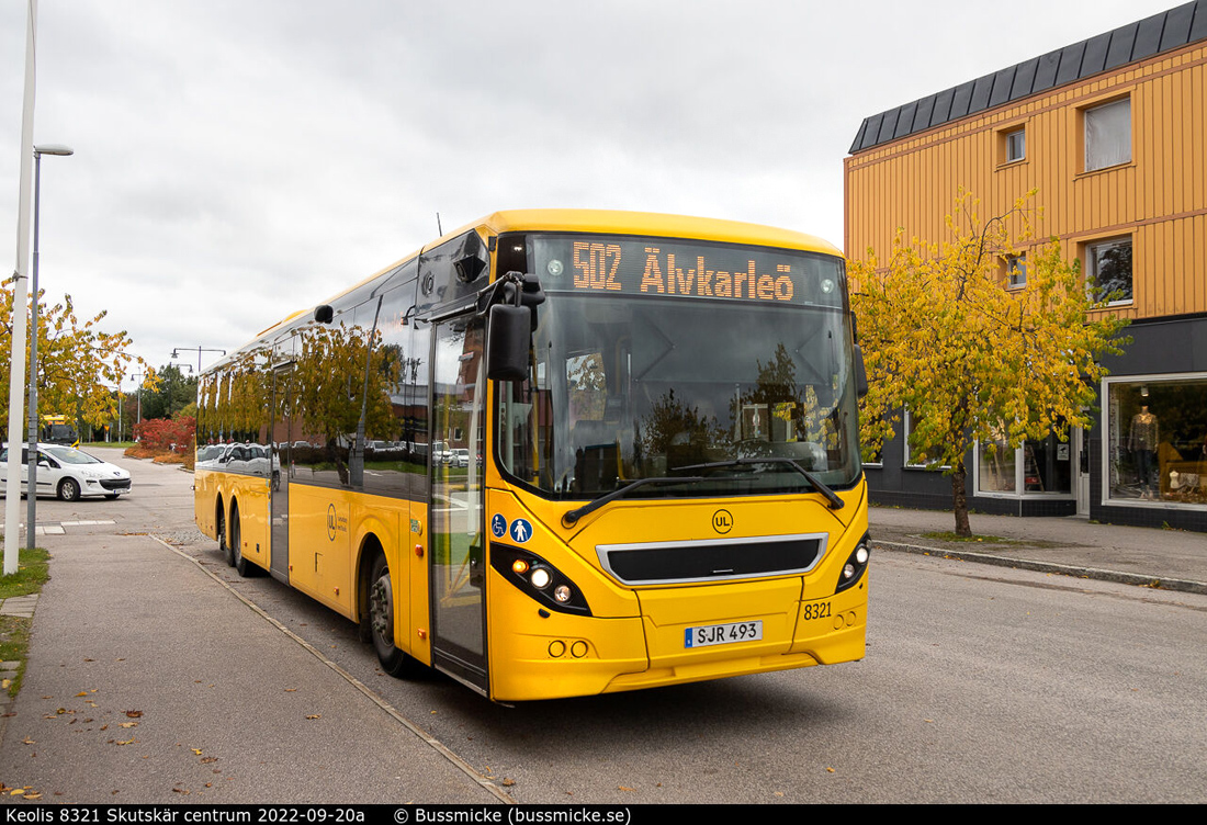 Uppsala, Volvo 8900LE 14.8m # 8321