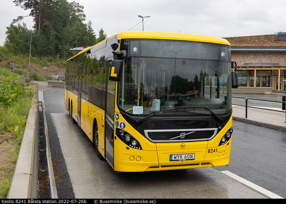 Uppsala, Volvo 8900LE 13,1m № 8241