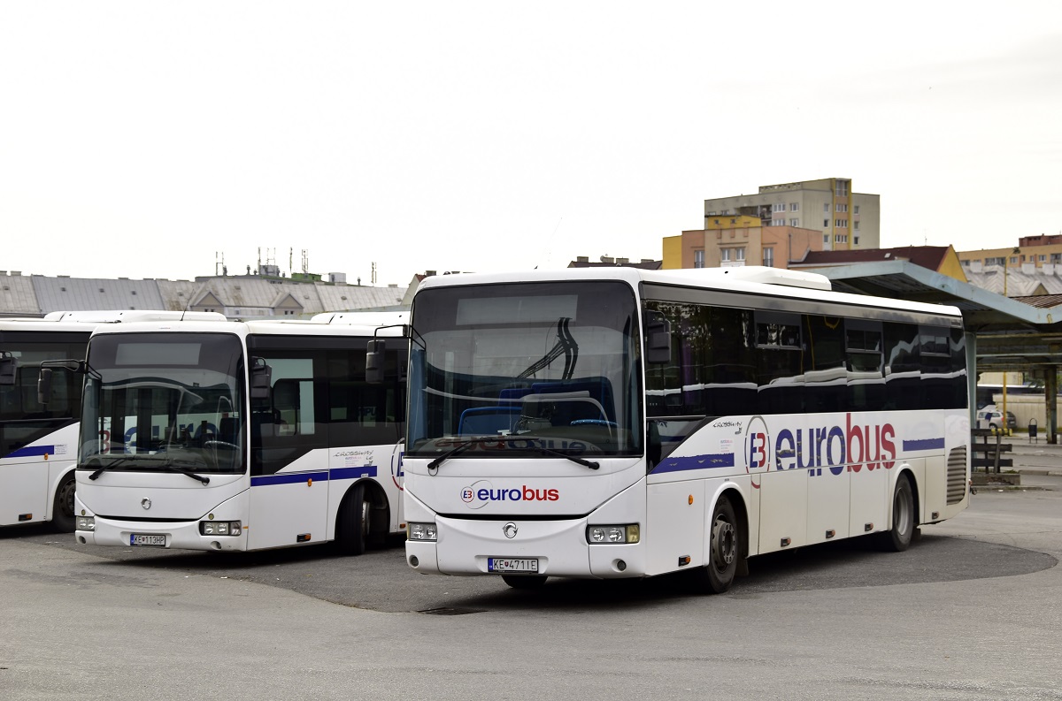 Košice, Irisbus Crossway LE 12M # KE-113HP; Košice, Irisbus Crossway 12M # KE-471IE