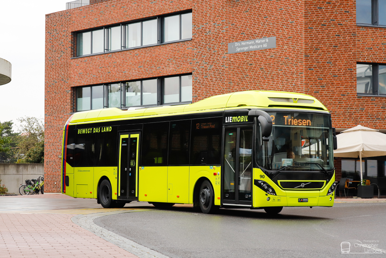Vaduz, Volvo 7900 Hybrid # 90