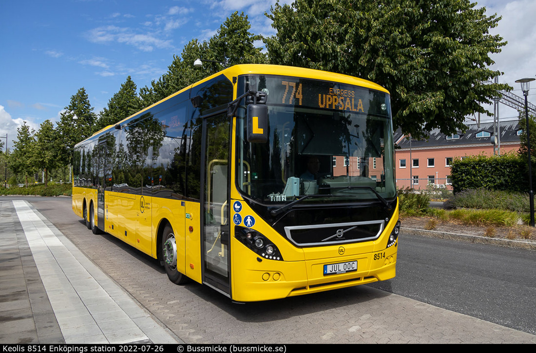 Uppsala, Volvo 8900LE 13,1m # 8514
