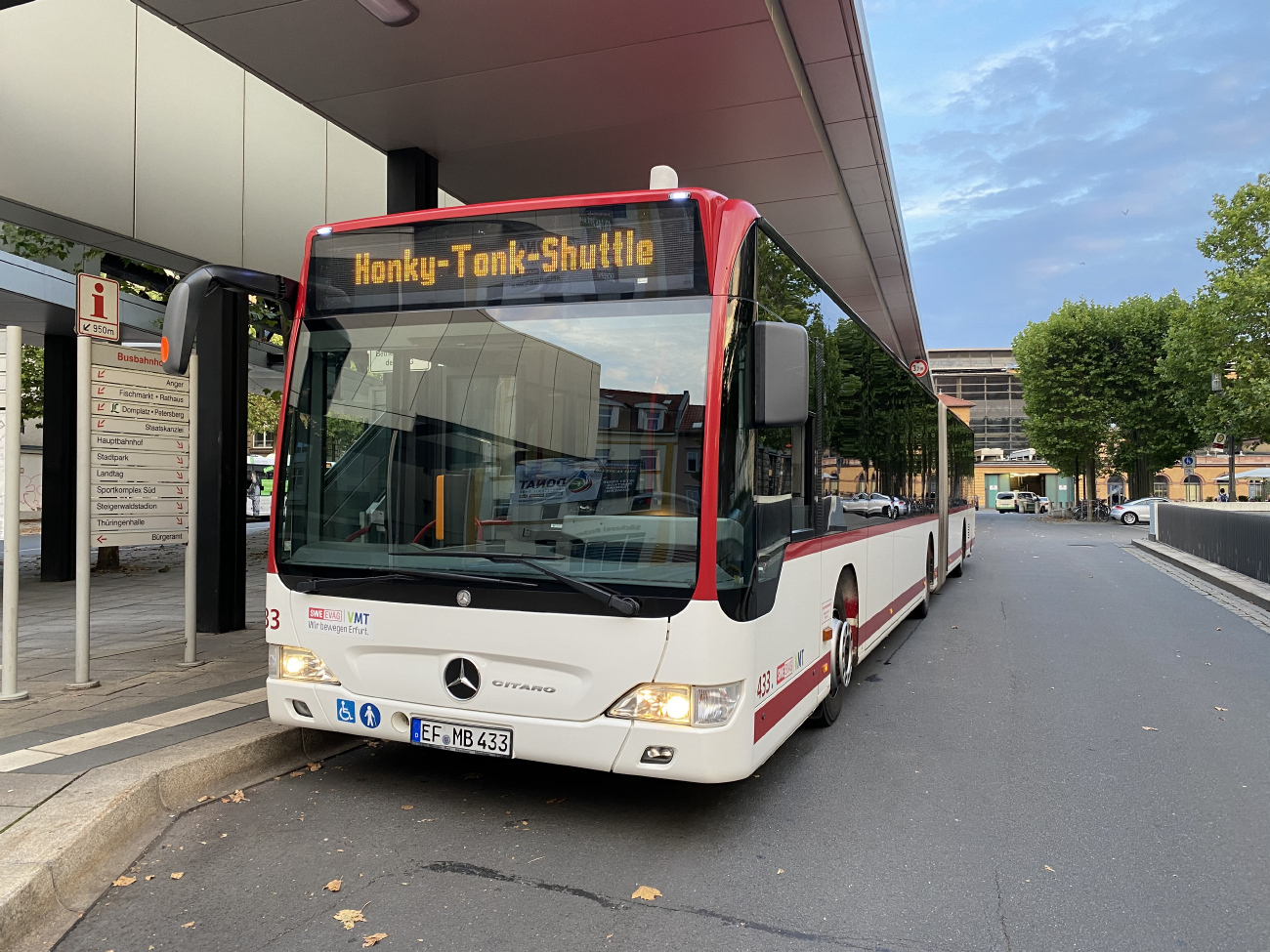 Erfurt, Mercedes-Benz O530 Citaro Facelift G # 433