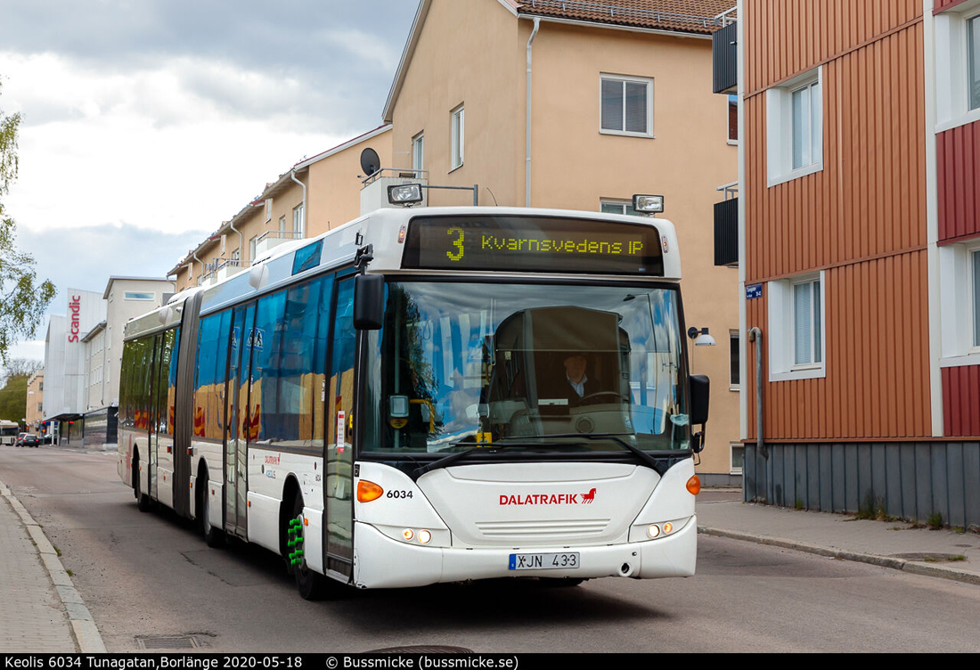 Borlänge, Scania OmniLink CK310UA 6x2/2LB # 6034
